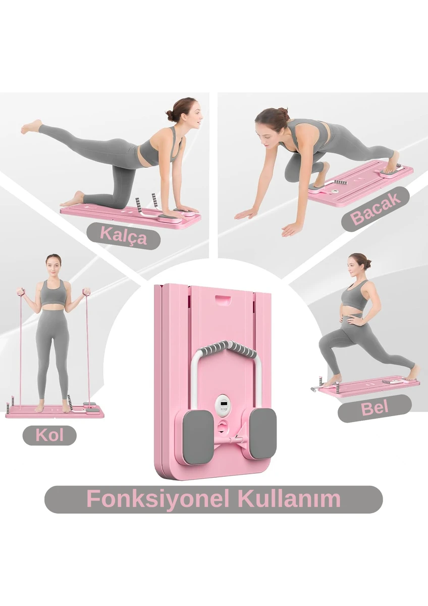 Ev Tipi Relaxus Pilates Aleti, Çok Fonksiyonlu Reformer ile Karın ve Core Antrenmanı İçin İdeal